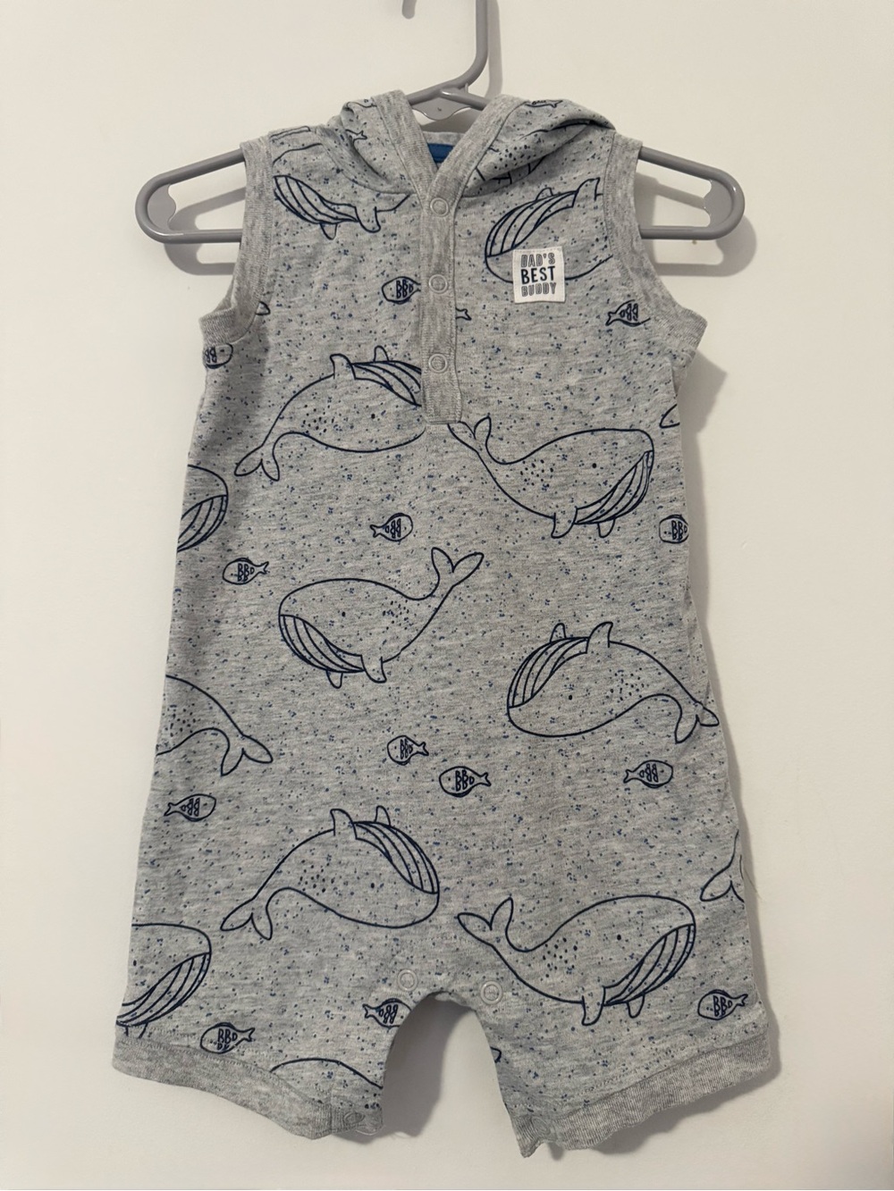 Carter’s Infant Boys Sleeveless Hooded Romper